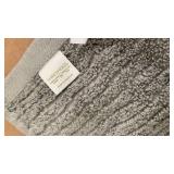 Threshold Quick Dry Ribbed Hand Towel - Gray