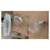 Glass Beverage Dispenser with Spout