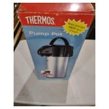 Thermos Pump Pot Beverage Dispenser