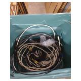 Sterilite Storage Container with AV Cables