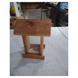Handcrafted Cedar Wood Bird Feeder