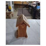 Handcrafted Cedar Wood Bird Feeder