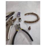 Mixed Hand Tool Collection with Socket