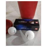 Wilson Tour Titanium Golf Balls with Storage Cup