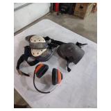 Roller Hockey Protective Gear Set with Knee Pads and Ear Protection