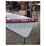 Red Wooden Merry Christmas Sign