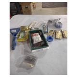 Brass Door Hinges and Hardware Lot