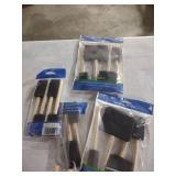 Plaid Foam Paint Brushes Multi-Pack