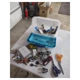 Sterilite Storage Container with Office Supplies