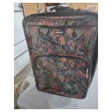 JC Penney Jaguar Floral Rolling Suitcase