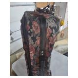 JC Penney Jaguar Floral Rolling Suitcase