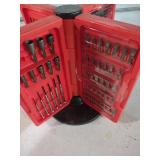 Craftsman Rotating Drill Bit Set in Red Case