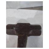 Early 1900s Wooden Handle Cross Pein Hammer