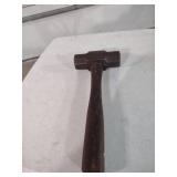 Early 1900s Wooden Handle Cross Pein Hammer