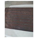 Concrete Bible Verse Plaque - Revelation 21:4
