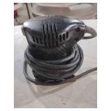 Black Electric Palm Sander Power Tool