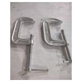 Cast Iron C-Clamps Set of 2