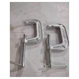 Cast Iron C-Clamps Set of 2