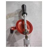 Stanley Hand Drill with Red Gear Housing