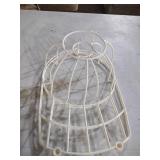 White plastic Hat Display Stand