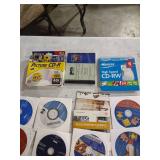 Computer Software CD Collection with Blank Media