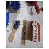 Pet Grooming Tools Collection with Bucket