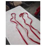 146 in Red Nylon Dog Training Leash