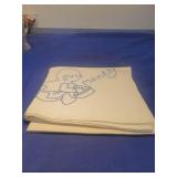 Monday Embroidered Kitchen Towel