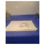 Embroidered Tea Cup Design Kitchen Towel