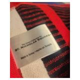 St. Nicholas Square Red Striped towels