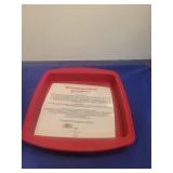 KitchenAid Red Silicone Square Cake Pan