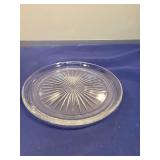 Crystal Glass Coasters with Starburst Pattern
