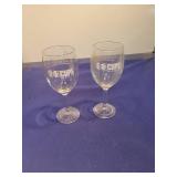 3 Cups Media Promotional Wine Glasses Set