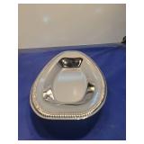 Shelton-Ware NYC Heart Shaped Silver Plated Dish