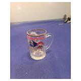 Edmonton Alberta Canada Shot Glass with Gold Rim