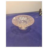 Pressed Glass Pedestal Compote Dish