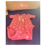 Ku Soft As A Grape Pink Polka Dot Baby Bodysuit 6m