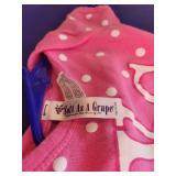 Ku Soft As A Grape Pink Polka Dot Baby Bodysuit 6m