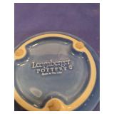 Longaberger Blue Pottery Planter