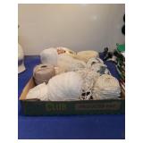 Mixed Lot of White and Cream Yarn