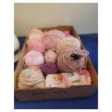 Mixed Yarn Lot - Pink and Pastel Shades