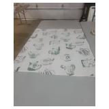 Teapot Pattern Fabric Rectangle Tablecloth