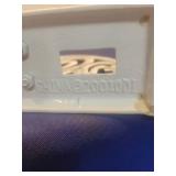 White rod iron Napkin Holder with Decorative Fan Design