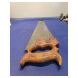 Hand-Carved Wooden saw