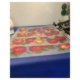 Apple Pattern Paper Placemats Set of 3