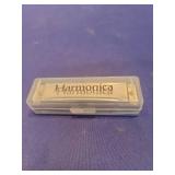 Blues Harmonica with Clear Case