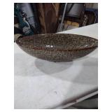 Brown Speckled Ceramic Bowl