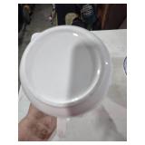 Blue and White Fruit Pattern Porcelain bowl and pitcher Set