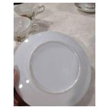 Made in Japan Rose Pattern Tea Cups Set