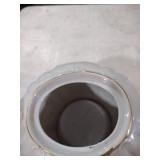 Floral Rose Pattern Porcelain Teapot with Gold Trim